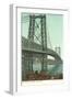 Williamsburg Bridge, New York City-null-Framed Art Print