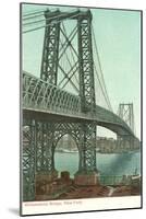 Williamsburg Bridge, New York City-null-Mounted Art Print