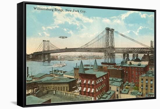 Williamsburg Bridge, New York City-null-Framed Stretched Canvas