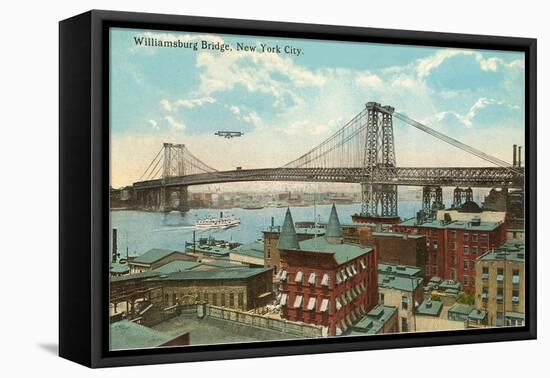 Williamsburg Bridge, New York City-null-Framed Stretched Canvas