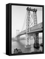 Williamsburg Bridge, New York, N.Y.-null-Framed Stretched Canvas