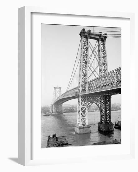 Williamsburg Bridge, New York, N.Y.-null-Framed Photo