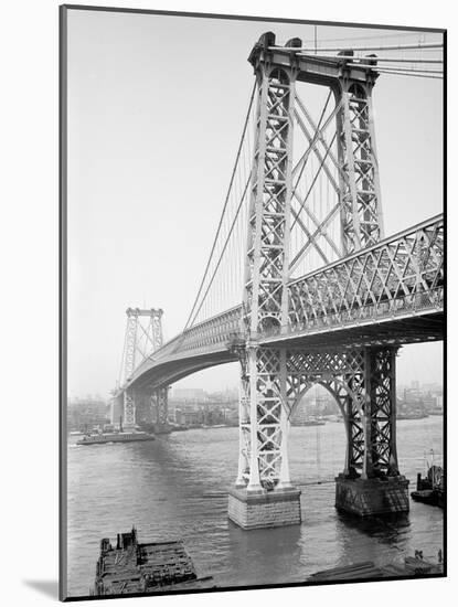 Williamsburg Bridge, New York, N.Y.-null-Mounted Photo