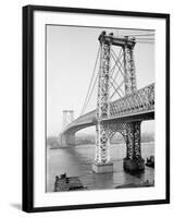 Williamsburg Bridge, New York, N.Y.-null-Framed Photo