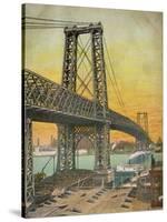 Williamsburg Bridge, New York, USA-null-Stretched Canvas