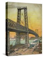 Williamsburg Bridge, New York, USA-null-Stretched Canvas