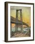 Williamsburg Bridge, New York, USA-null-Framed Art Print