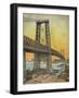 Williamsburg Bridge, New York, USA-null-Framed Art Print