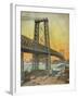 Williamsburg Bridge, New York, USA-null-Framed Art Print