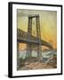 Williamsburg Bridge, New York, USA-null-Framed Art Print