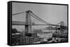 Williamsburg Bridge, New York-null-Framed Stretched Canvas