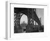 Williamsburg Bridge Spanning East River-Philip Gendreau-Framed Photographic Print