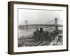 Williamsburg Bridge-null-Framed Photographic Print