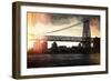 Williamsburg Bridge-Philippe Hugonnard-Framed Giclee Print