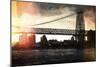 Williamsburg Bridge-Philippe Hugonnard-Mounted Giclee Print