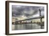 Williamsburg Bridge-Robert Goldwitz-Framed Giclee Print