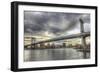 Williamsburg Bridge-Robert Goldwitz-Framed Giclee Print