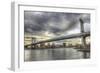 Williamsburg Bridge-Robert Goldwitz-Framed Giclee Print