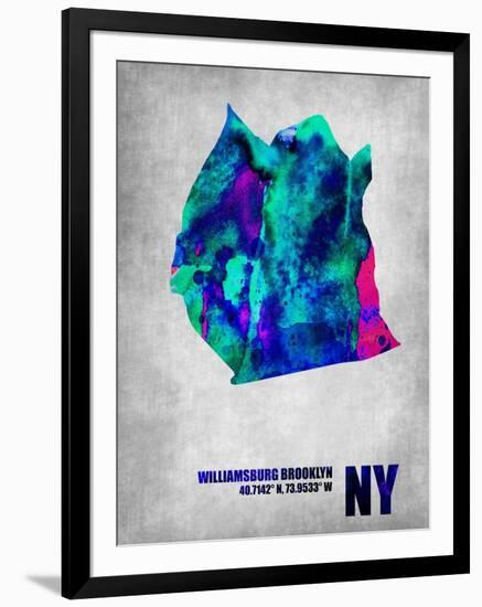 Williamsburg Brooklyn New York-NaxArt-Framed Art Print