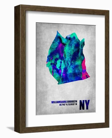 Williamsburg Brooklyn New York-NaxArt-Framed Art Print