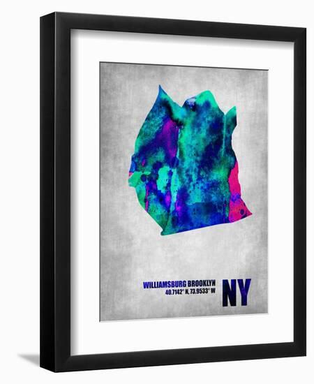 Williamsburg Brooklyn New York-NaxArt-Framed Art Print