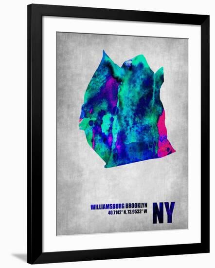 Williamsburg Brooklyn New York-NaxArt-Framed Art Print