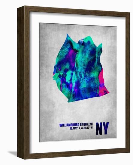 Williamsburg Brooklyn New York-NaxArt-Framed Art Print