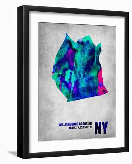 Williamsburg Brooklyn New York-NaxArt-Framed Art Print