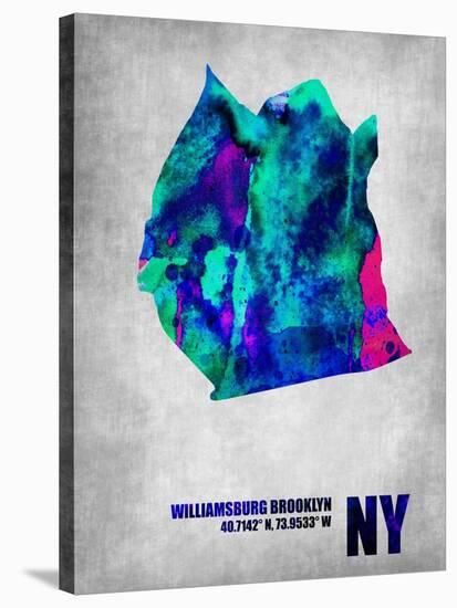 Williamsburg Brooklyn New York-NaxArt-Stretched Canvas