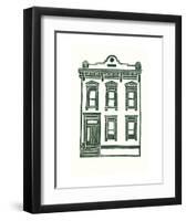 Williamsburg Building 1 (Manhattan Ave. between Jackson and Withers)-live from bklyn-Framed Art Print