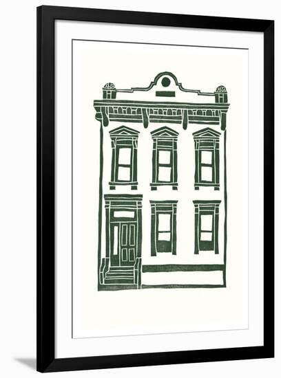 Williamsburg Building 1 (Manhattan Ave. between Jackson and Withers)-live from bklyn-Framed Art Print