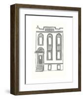 Williamsburg Building 2 (199 Maujer Street)-live from bklyn-Framed Art Print