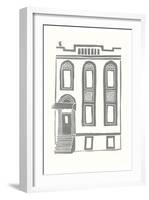 Williamsburg Building 2 (199 Maujer Street)-live from bklyn-Framed Art Print