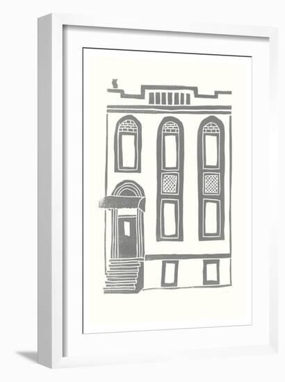 Williamsburg Building 2 (199 Maujer Street)-live from bklyn-Framed Art Print