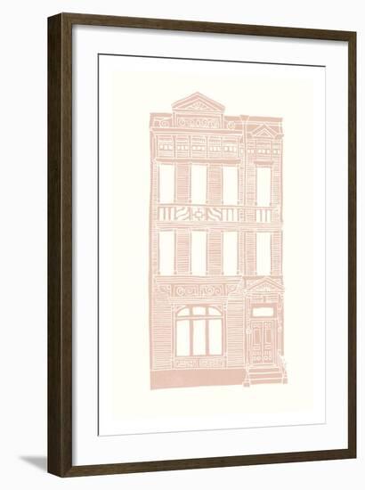 Williamsburg Building 3 (Queen Anne)-live from bklyn-Framed Art Print