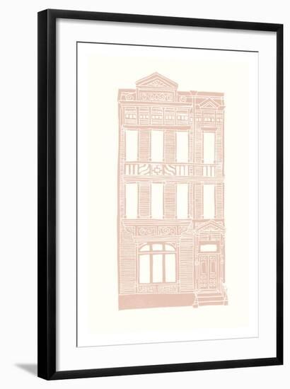 Williamsburg Building 3 (Queen Anne)-live from bklyn-Framed Art Print