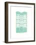 Williamsburg Building 4 (Brownstone)-live from bklyn-Framed Giclee Print