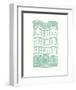 Williamsburg Building 4 (Brownstone)-live from bklyn-Framed Art Print