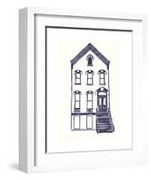 Williamsburg Building 5 (Next Door on Maujer)-live from bklyn-Framed Art Print