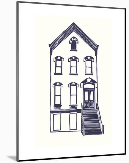 Williamsburg Building 5 (Next Door on Maujer)-live from bklyn-Mounted Art Print