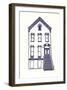 Williamsburg Building 5 (Next Door on Maujer)-live from bklyn-Framed Art Print