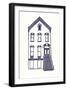 Williamsburg Building 5 (Next Door on Maujer)-live from bklyn-Framed Art Print