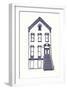 Williamsburg Building 5 (Next Door on Maujer)-live from bklyn-Framed Art Print