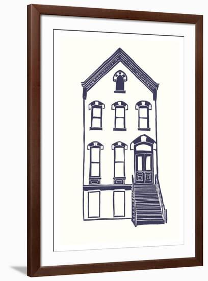 Williamsburg Building 5 (Next Door on Maujer)-live from bklyn-Framed Art Print