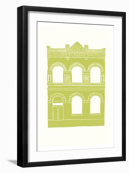 Williamsburg Building 6 (Lorimer below Grand Ave.)-live from bklyn-Framed Art Print