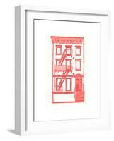 Williamsburg Building 7 (S. 4th and Driggs Ave.)-live from bklyn-Framed Giclee Print