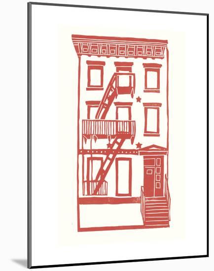 Williamsburg Building 7 (S. 4th and Driggs Ave.)-live from bklyn-Mounted Art Print