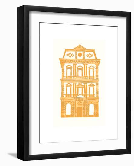 Williamsburg Building 8 (Kings County Savings Bank)-live from bklyn-Framed Giclee Print