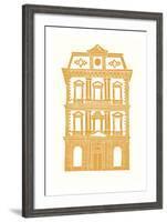 Williamsburg Building 8 (Kings County Savings Bank)-live from bklyn-Framed Art Print