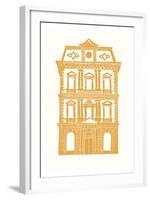 Williamsburg Building 8 (Kings County Savings Bank)-live from bklyn-Framed Art Print